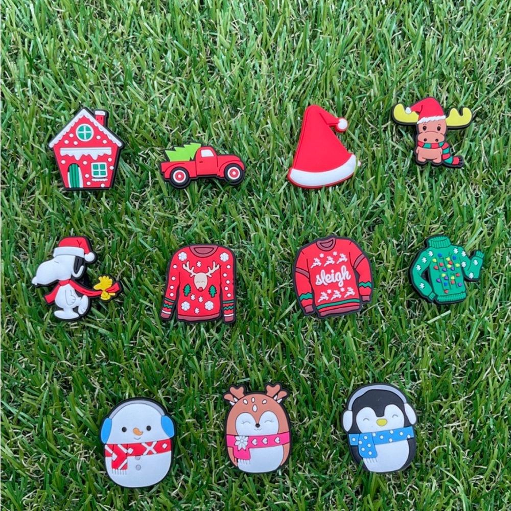 Christmas 🎄 style crocs charms, shoe Charms